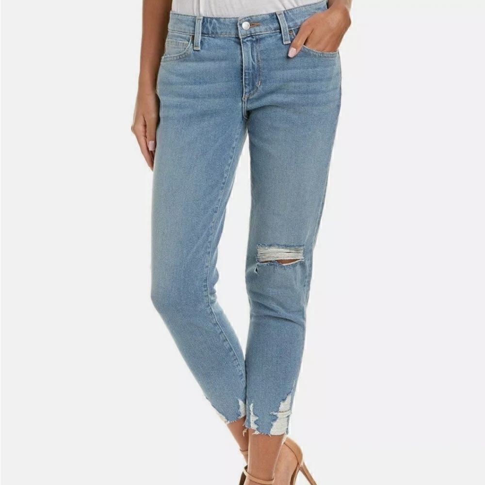 Joe's high rise straight crop jeans 28